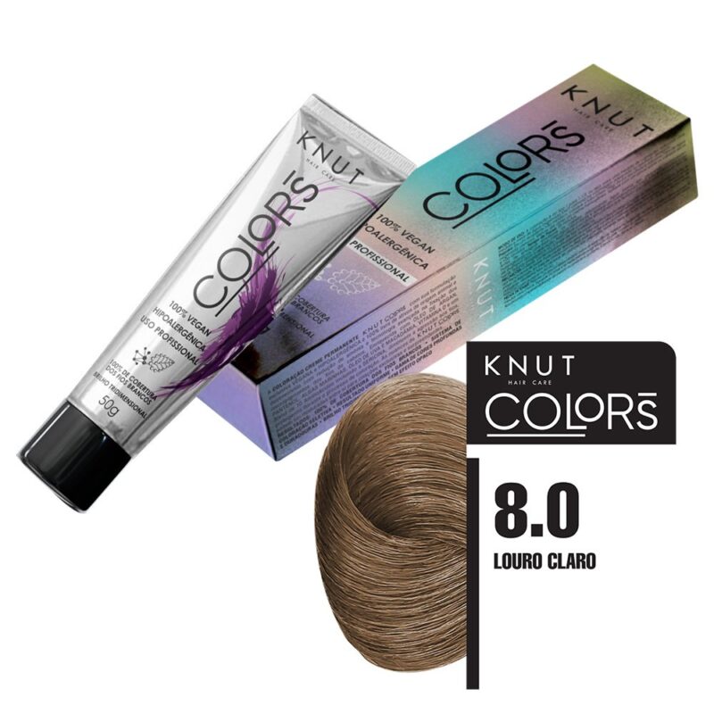 Knut Colors 50G Cor 8.0 Louro Claro