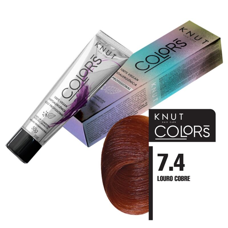 Knut Colors 50G Cor 7.4 Louro Cobre