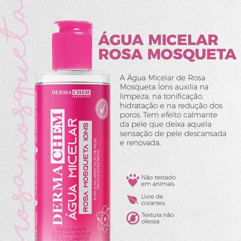 Agua Micelar Rosa Mosqueta Ions 250 Ml