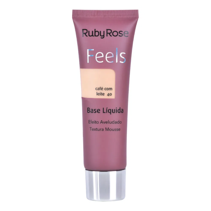 Base Liquida Feels - Hb8053Cl40 - Cafe Com Leite 40 - Rubyrose