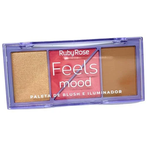 Paleta De Blush E Iluminador Feels Mood Hb75291 Rr