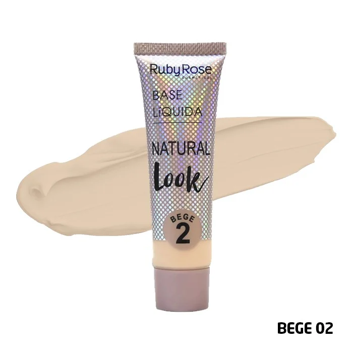 Base Liquida Natural Look - Hb8051Cafe2 - Cafe 2 - Rubyrose