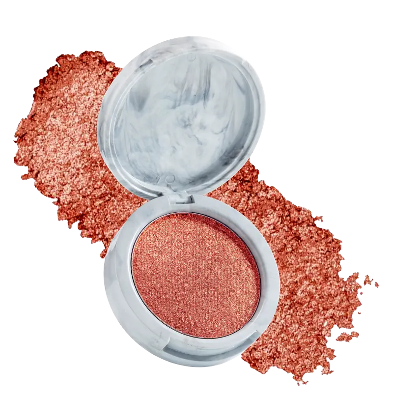 Marble Duochrome 2X1 / Sombra E Iluminador / Glam Pink