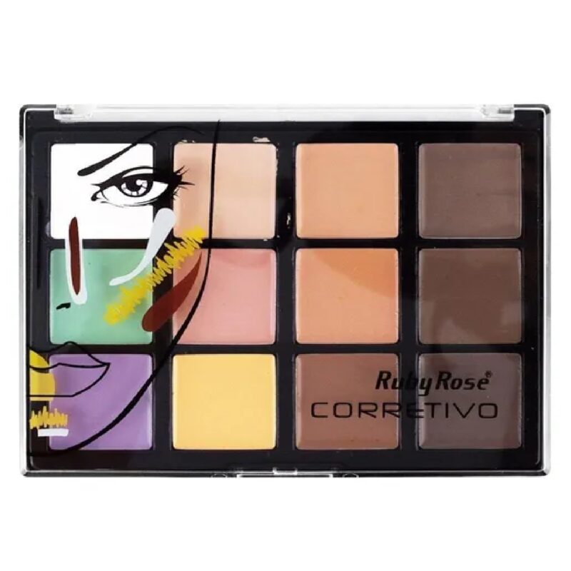 Paleta Corretivo Dark 12X Cores