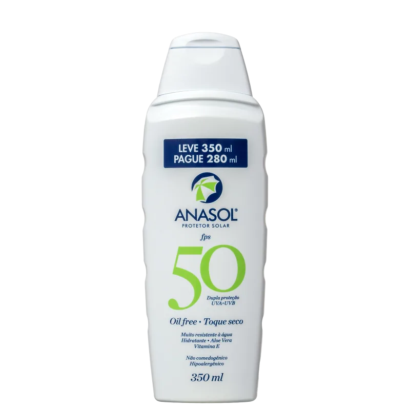 Anasol Protetor Solar Fps 50 - Locao - 350 Ml