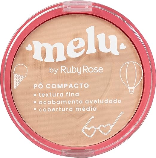 Po Facial Compacto Melu Rr8531 C10 Rubyrose