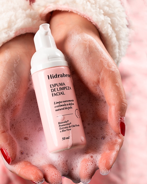 Espuma de Limpeza Facial 50ml - Hidrabene